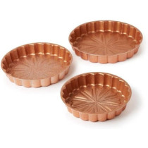 Dessini 3 Piece Granite Cake Pan Set Brown Small 24 Medium 28 Big 32 Cm