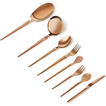 Dessini 39 Piece Stainless Steel Cutlery Set Gold