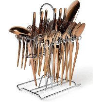 Dessini 39 Piece Stainless Steel Cutlery Set Gold
