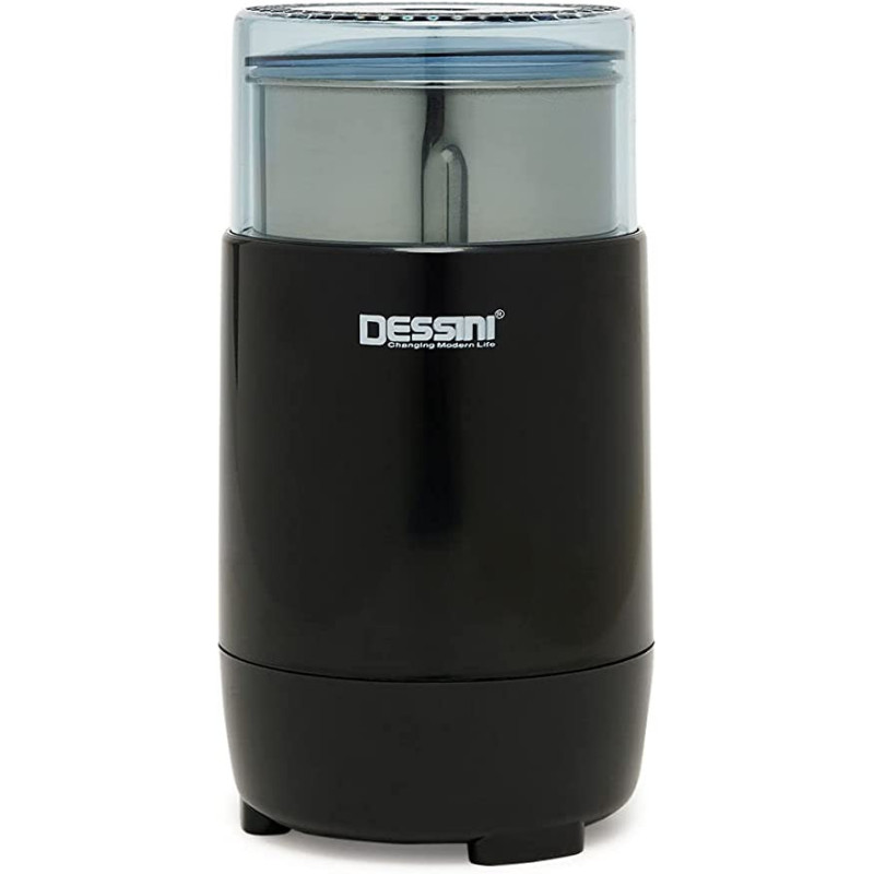 Dessini Coffee Grinder 200 W, Coffeegrinder1001, Black/Silver