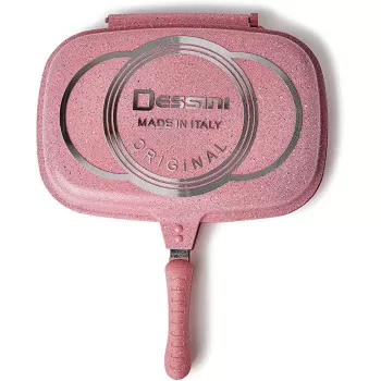 Dessini Double Fry Pan Pink...