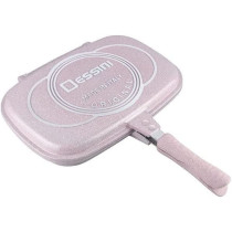 Dessini Double Fry Pan Purple 36Centimeter