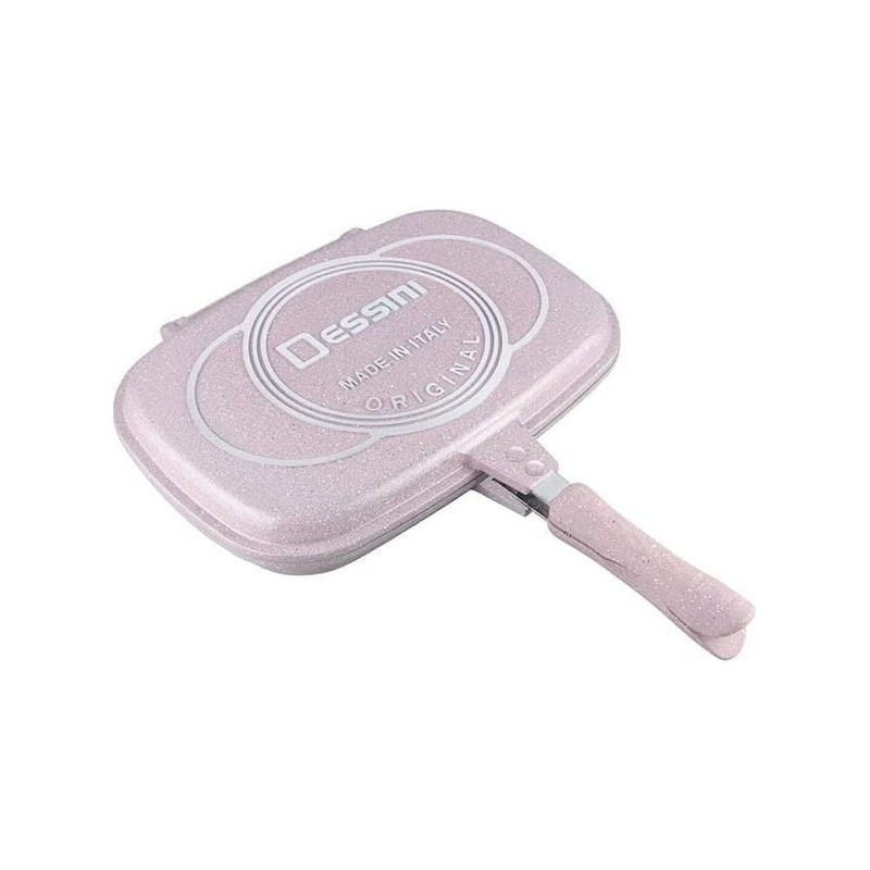 Dessini Double Fry Pan Purple 36Centimeter