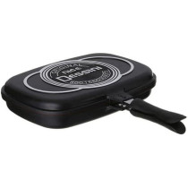 Dessini Double Side Die Casting Grill Pan Black Silver 36Centimeter