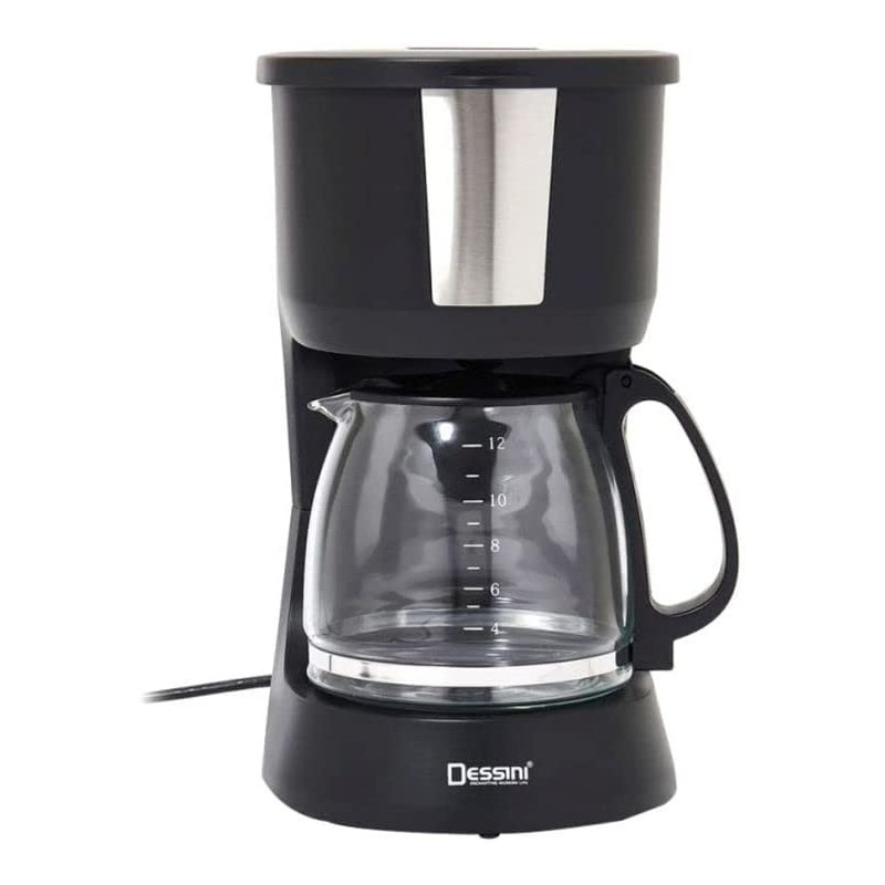 Dessini Electric Coffee Maker 1.5 L 1000 W 888 Black/Clear