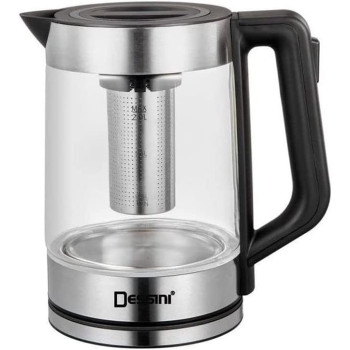 Dessini Electric Kettle 1.8 L 1500 W Kd2020 Silver Clear Black
