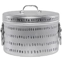 Ayda Pure Aluminium Mandi Biryani Cooking Pot Or Steamer Pot Silver 35Cm35 Cm Silver