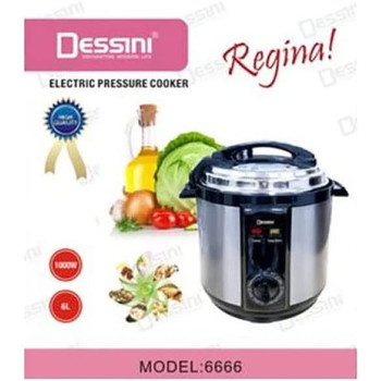Dessini Electric Pressure Cooker 6 L 1000 W 6666 Silver