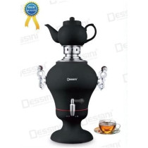 Dessini Electric Samovar Salovar3333Black Black Silver