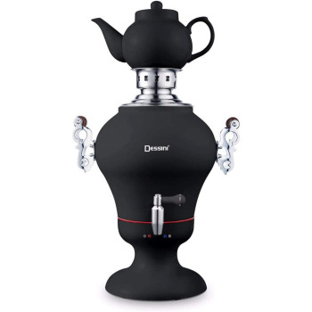 Dessini Electric Samovar Salovar3333Black Black Silver