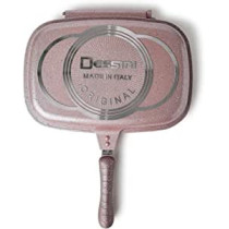 Dessini Granite Double Fry Fan Pink 36Centimeter