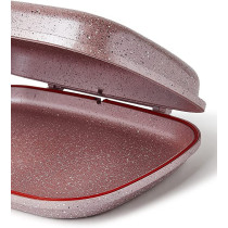 Dessini Granite Double Fry Fan Pink 36Centimeter