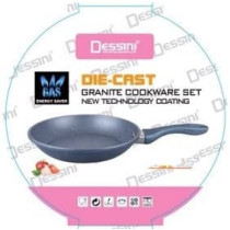 Dessini Granite Frypan Blue Silver 28Cm