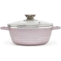 Dessini Non Stick Cooking Pot Pink 24Cm
