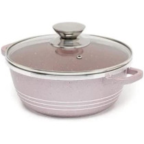 Dessini Non Stick Cooking Pot Pink 24Cm