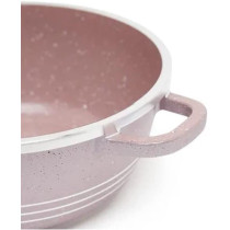 Dessini Non Stick Cooking Pot Pink 24Cm