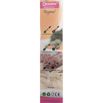 Dessini Regina 6 Pcs Nylon Kitchen Tool Set With Stainless Steel Holder N.T 444