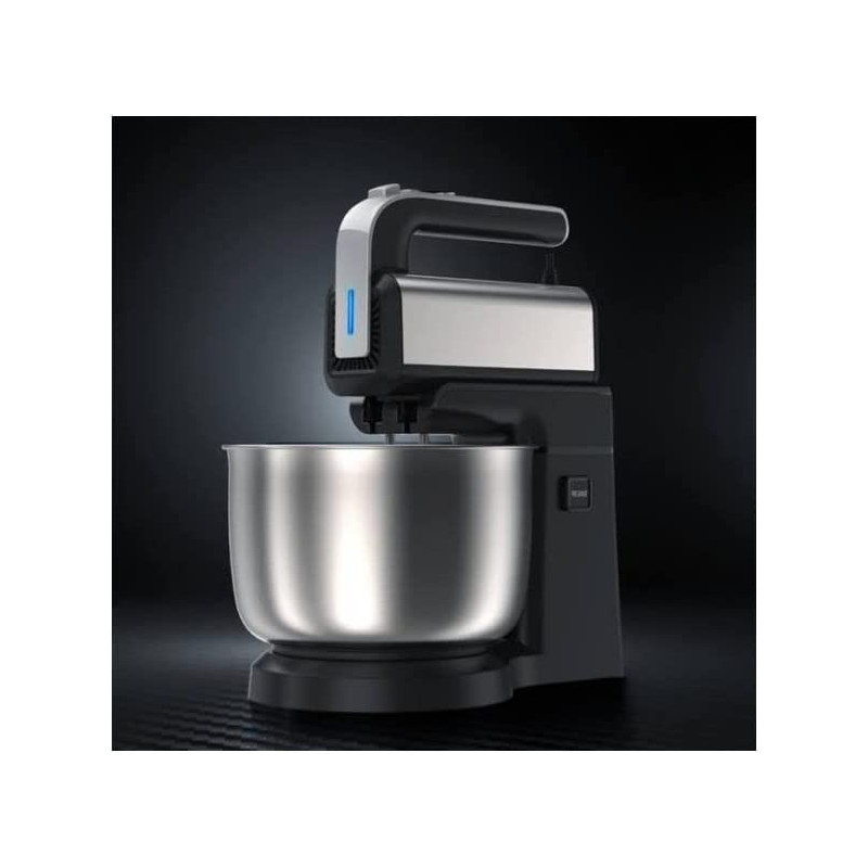 Dessini Stainless Steel Hand Mixer 3 L 300 Kw Handmixer303 Silver & Black