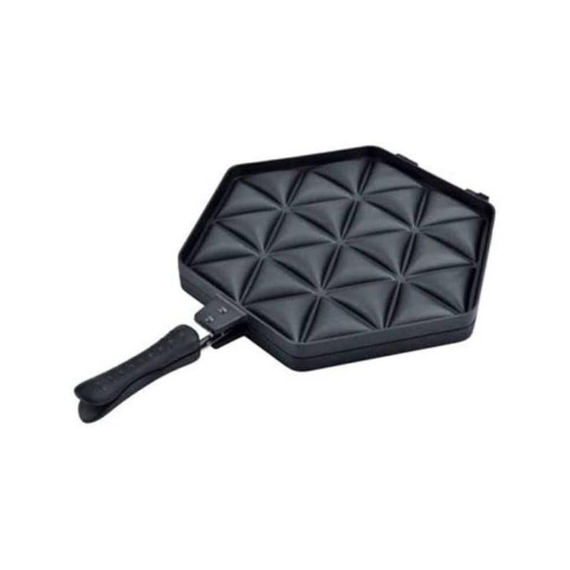 Dessini Triangle Double Pan Black 32Centimeter