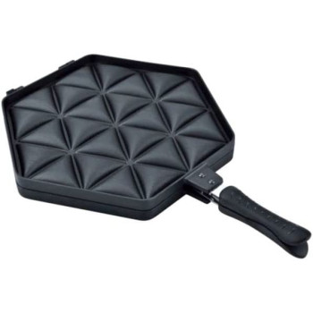 Dessini Triangle Double Pan Black 32Centimeter