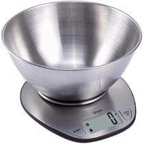 Dessini Digital Stainless Steel Kitchen Scale With Bowl Capacity Of 5Kg White Lcd Color Silver