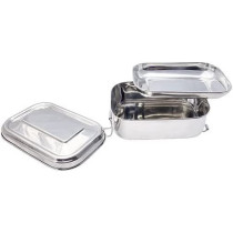 Taj Stainless Steel Lunch Box -Containers Lunch Box Containers With 2 Compartments Tiffin Box 1Pc