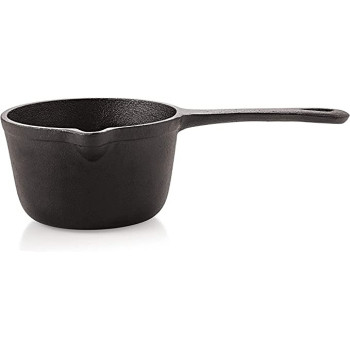 Ayda Pre Seasoned Cast Iron Sauce Pan (15Cm/1Liter)