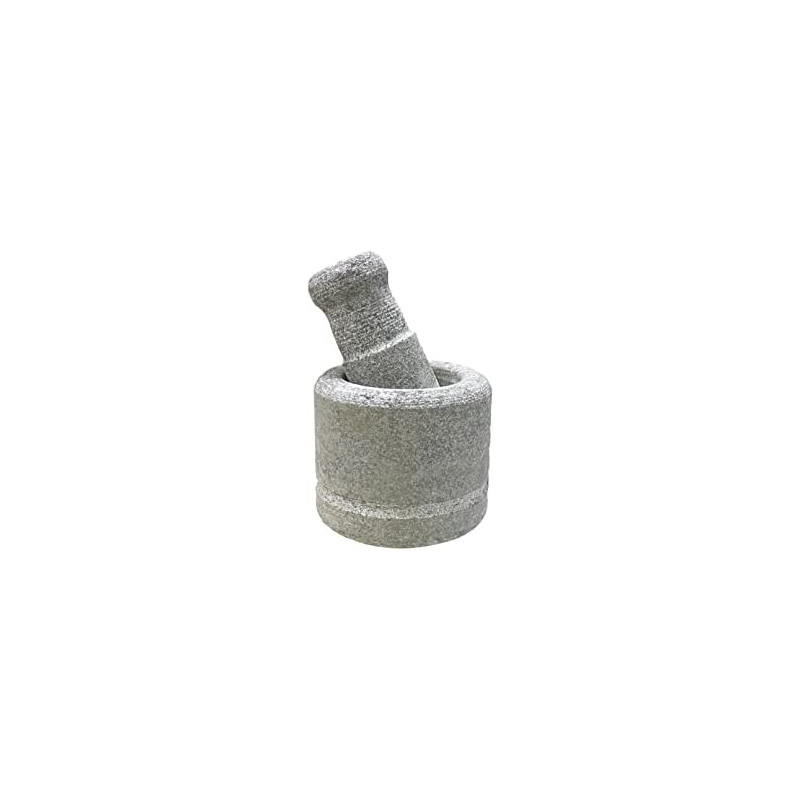 Ayda Natural Stone Mortar And Pestal Grey 10.5X8X10.5Cm Ayda
