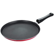 Mithra Non-Stick Dosa Tawa, Red/Black, 29 cm