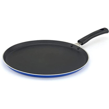 Mithra Non-Stick Dosa Tawa Blue/Black/Silver 29Cm