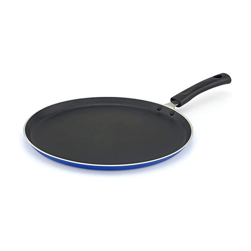 Mithra Non-Stick Dosa Tawa Blue/Black, 26Cm