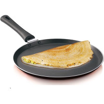 Mithra Non-Stick Dosa Tawa Grey/Black/Silver 32.5Cm