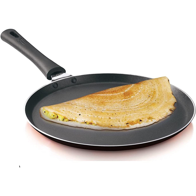 Mithra Non-Stick Dosa Tawa Grey/Black/Silver 32.5Cm