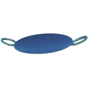 Taj Iron Concave Thawa, Pavbhaji Tawa With Side Metal Handle (48 Cm Dia)