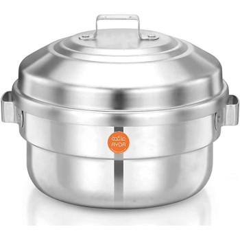Ayda Idli Steamer Pot, Aluminium With 2 Plates (12 Pit)
