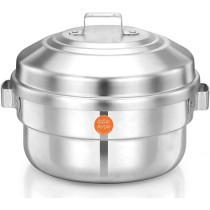 Ayda Idli Steamer Pot, Aluminium With 2 Plates (12 Pit)