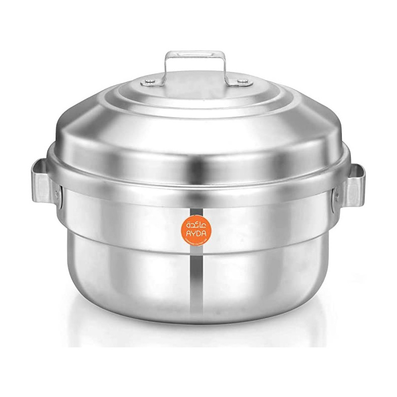 Ayda Idli Steamer Pot, Aluminium With 2 Plates (12 Pit)