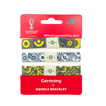 FIFA Fabric Fashionable Qatar 2022 World Cup Country Team Doodlz Nylon breacelet GERMANY