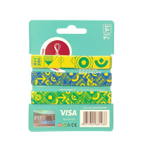 FIFA Fabric Fashionable Qatar 2022 World Cup Country Team Doodlz Nylon breacelet BRAZIL
