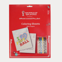FIFA Football Scoccer Colouring and Activity Book with Crayons Kids activity and Learning Book