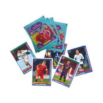 Panini Fifa Road to Qatar World Cup 2022 Players Sticker Collection Pack of 1 x 5