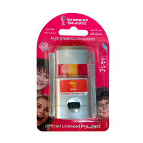 FIFA Flag Stamper Non Toxic Flag Face paint with free removing cream SPAIN