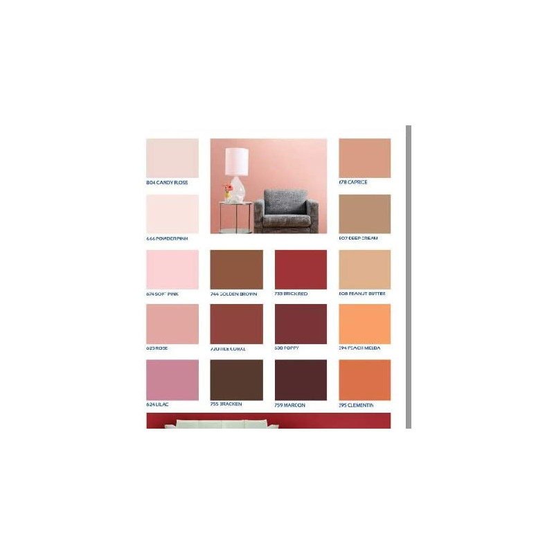 National Paint Eggshell Emulsion Silk Finish 463 Powder Blue