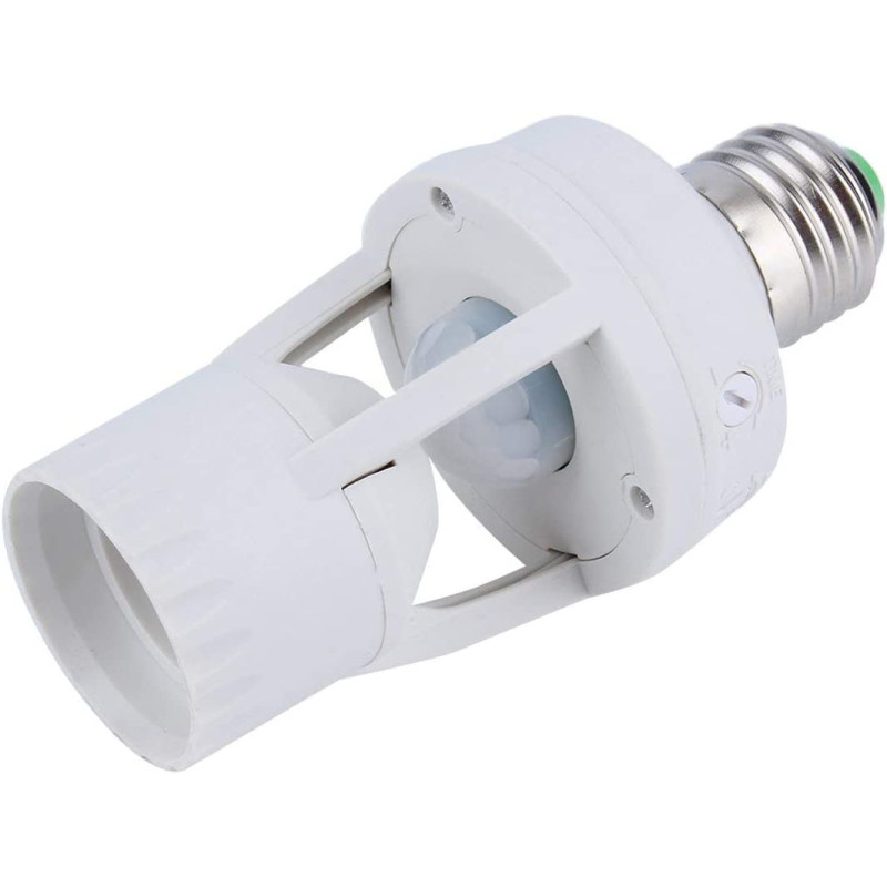 E27 Plug 360 Degree Pir Induction Motion Sensor Infrared Motion Detection Sensor Light Bulb Socket Switch Base Holder Ac110 220V