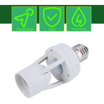 E27 Plug 360 Degree Pir Induction Motion Sensor Infrared Motion Detection Sensor Light Bulb Socket Switch Base Holder Ac110 220V