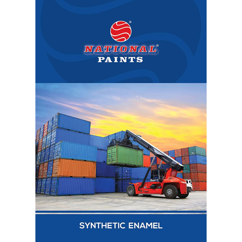 National Paint Oil Paint Synthetic Enamel 1Ltr 294 Flake Grey