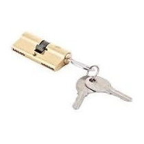 Door Lock Cylinder With 3 Key Gp Golden Colour 60Mm