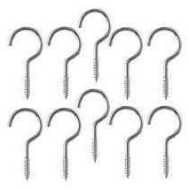 Gi Screwhook Set Of 10Pcs With Fisher 6Mm