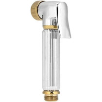 1 Pcs Wall Mount Shower Toilet Solid Bathroom Bidet Faucet Spray Shower Head Handheld Bidet Diaper Spray Sprayer Shattaf White