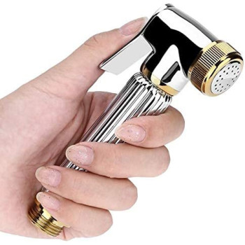 1 Pcs Wall Mount Shower Toilet Solid Bathroom Bidet Faucet Spray Shower Head Handheld Bidet Diaper Spray Sprayer Shattaf White